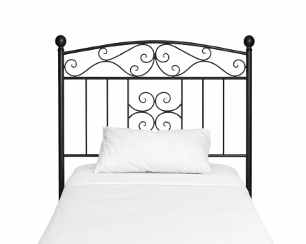 1644-345 Cabezal de 105cms. color único negro 1644-345 Cabezal de 105cms. color único negro